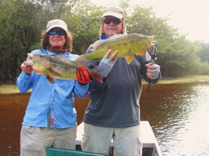 Mark and I posing witih one of our four doubles.