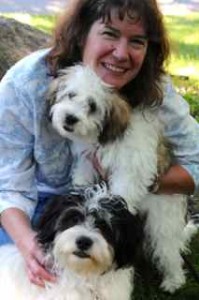 Me and my two puppies, one of whom will likely need eye surgery in the future