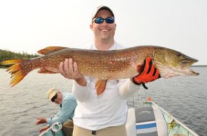 Terry with his big pike.