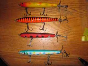 A very few of the lures used for peacock bass fishing.